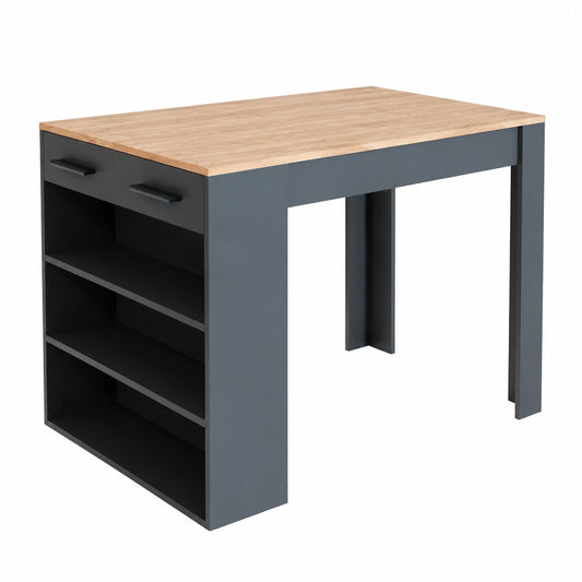 Vicco Esstisch Repose, Anthrazit/Goldkraft Eiche, 67 x 100 cm, ideal für Büro oder zusätzlichen Stauraum
