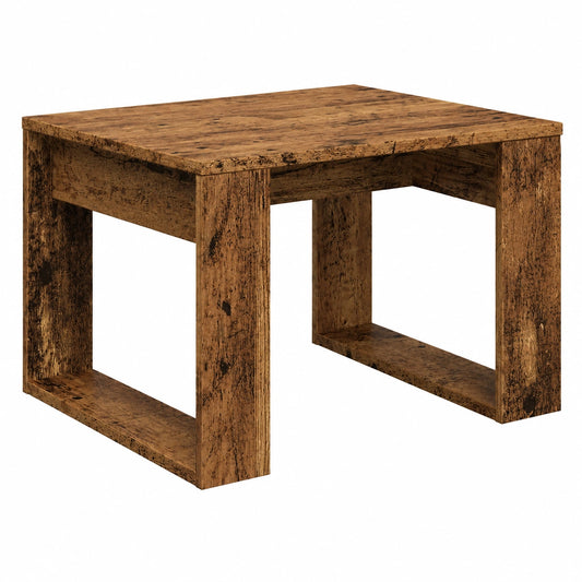 Kompakter Beistelltisch in Vintage-Holzoptik, 50x50x35 cm