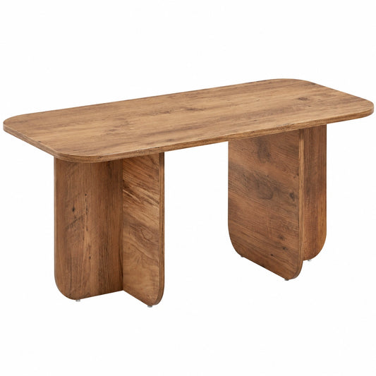 Moderner Couchtisch im Atlantik-Kiefer Design, 120 x 60 x 41 cm, langlebige melaminbeschichtete Konstruktion