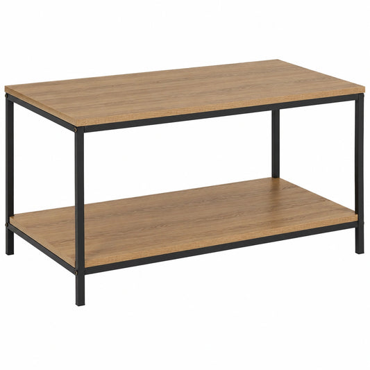 Moderner Eiche Couchtisch, Rechteckig, 50,5 x 80 x 42 cm